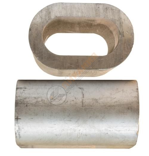 Фото Зажим алюминиевый для стальных канатов  4 мм  от магазина Пирания