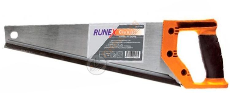 Фото Ножовка по дереву универсальная заточка "Runex Classic", 500 мм от магазина Пирания