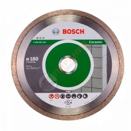 Изображение Диск алмазный Bosch сплошной 180*22,2 F от магазина Пирания Курган