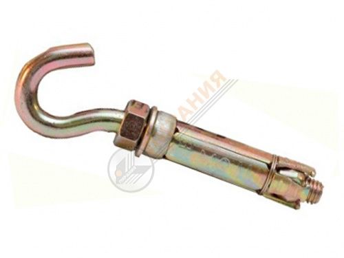 Изображение Анкер разжимной 4-сегментный М12 20x90 мм крюк от магазина Пирания Курган