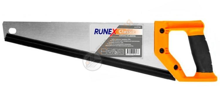 Фото Ножовка по дереву универсальная заточка "Runex Classic", 400 мм от магазина Пирания